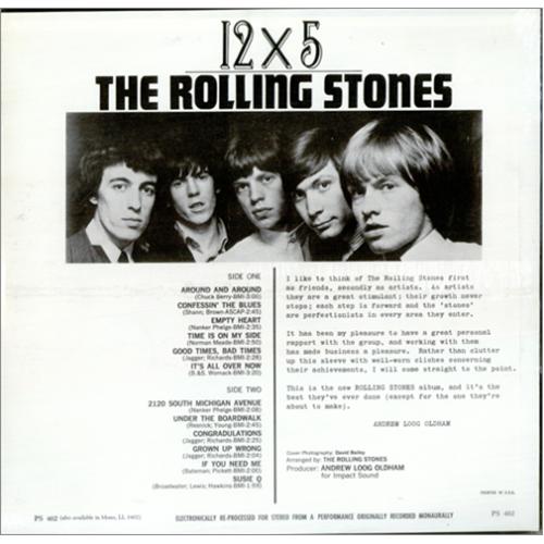 The Rolling Stones 12 x 5 - Twelve By Five - 3rd - Sealed US